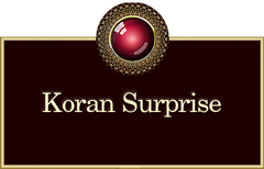 Ornate red centered button linked to: pdf document showing that the Koran teaches Christ is one of the seniormost prophets of Islam.