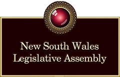 Ornate red centered button linked to: pdf document concerning Commissioned Information of indefensible Constitutional crimes committed by Members of the New South Wales Legislative Assembly on 25th September, 1985, to wit, Seditious enterprise.
