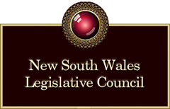 Ornate red centered button linked to: pdf document concerning Commissioned Information of indefensible Constitutional crimes committed by Members of the New South Wales Legislative Council on 26th September, 1985, to wit, Contempt of the Crown.